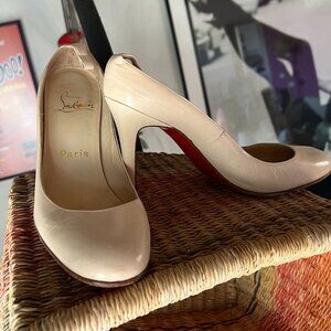 Christian Louboutin Round Toe Pump (Missing Ankle Strap)